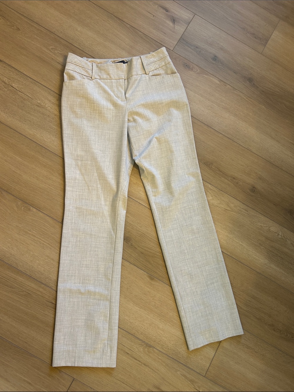 The Limited Beige Textured Dress Pants
